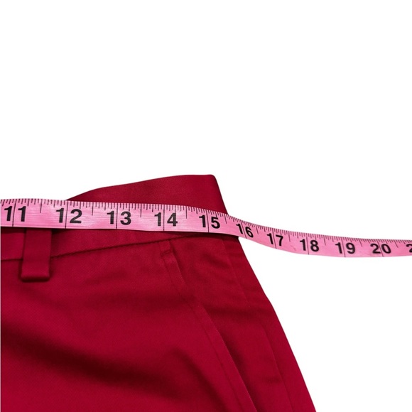 Brooks Brothers Clark Lightweight Advantage  Men’s Red Flat Front Chino Pants 31 - Picture 3 of 8
